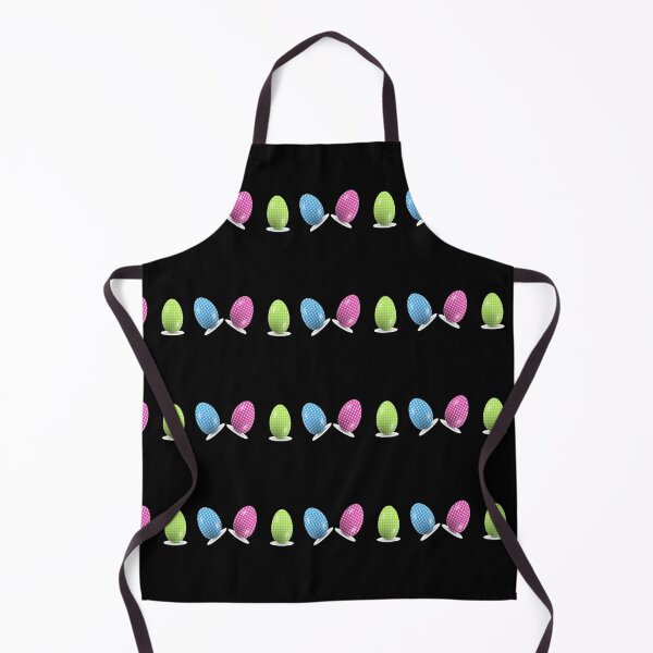 Item preview, Polka dots Easter eggs on black designed and sold by tetibright.