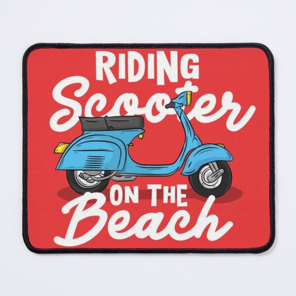 Item preview, Riding scooter on the beach | Beach edition | Goa designed and sold by garimag.