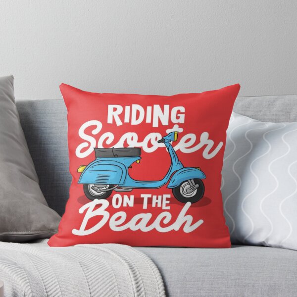 Item preview, Riding scooter on the beach | Beach edition | Goa designed and sold by garimag.