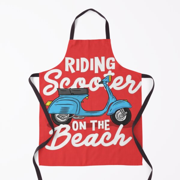 Item preview, Riding scooter on the beach | Beach edition | Goa designed and sold by garimag.