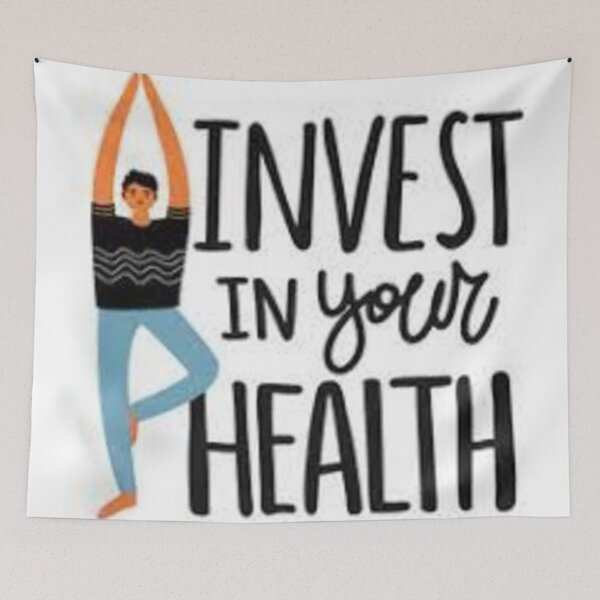 Item preview, Invest in your health | Lets YOGA designed and sold by garimag.