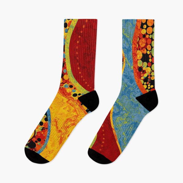 Item preview, Abstract Art Pattern Mix - Dots And Colors 4 designed and sold by EDDArt.