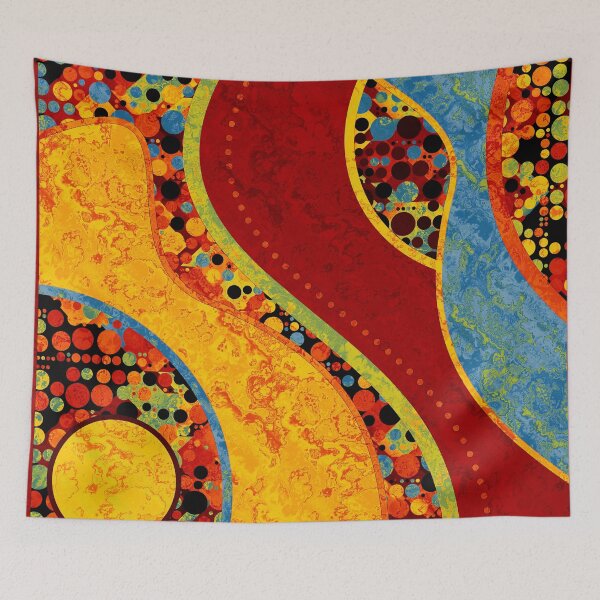 Item preview, Abstract Art Pattern Mix - Dots And Colors 4 designed and sold by EDDArt.
