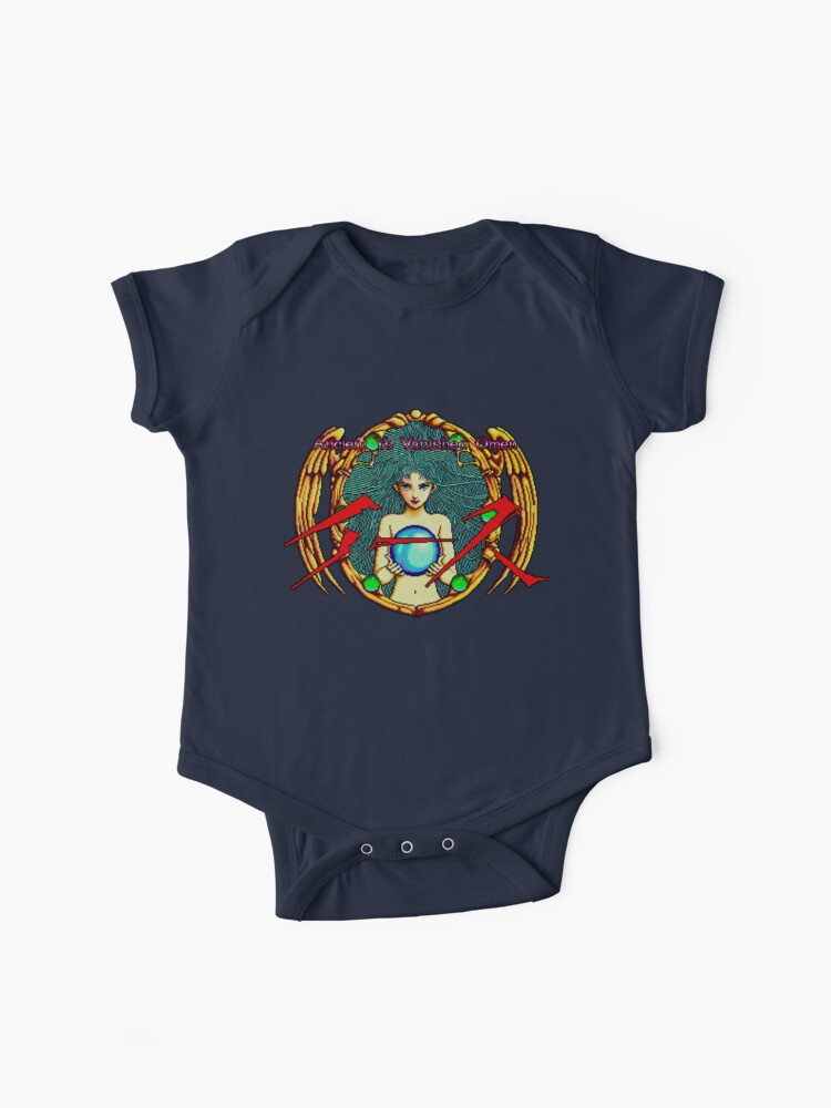 Ys Turbografx Title Screen Baby One Piece By Avalancheshirts Redbubble