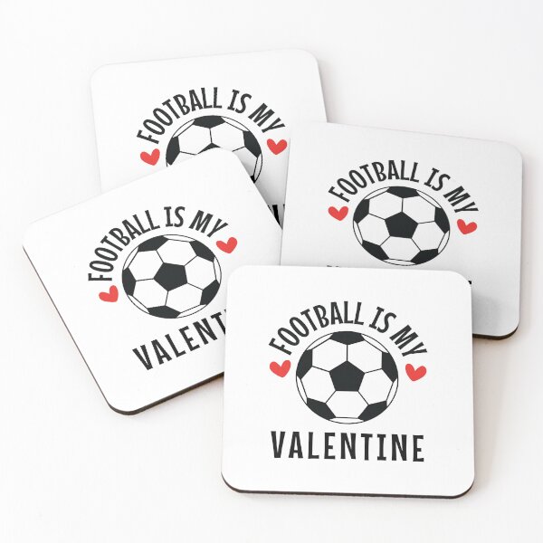 Item preview, Football is my valentine sticker - I Love Football Sticker designed and sold by MOONINSPIRATION.