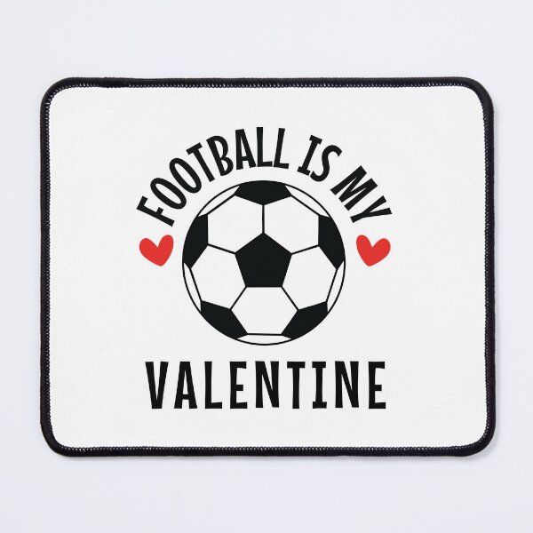 Item preview, Football is my valentine sticker - I Love Football Sticker designed and sold by MOONINSPIRATION.