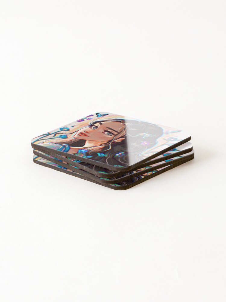 Thumbnail 4 of 5, Coasters (Set of 4), Spring designed and sold by smoustart.