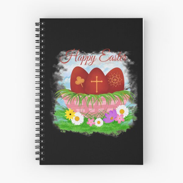 Artikelvorschau, orthodoxe ostern - ostereier mit traditionellen mustern im korb mit blumen entworfen und verkauft von Chadd Upton.