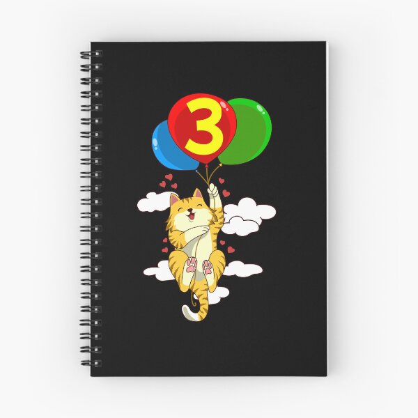 Item preview, 3rd Birthday Cat Girls Boy Kittens 3 Years designed and sold by Ibu83.