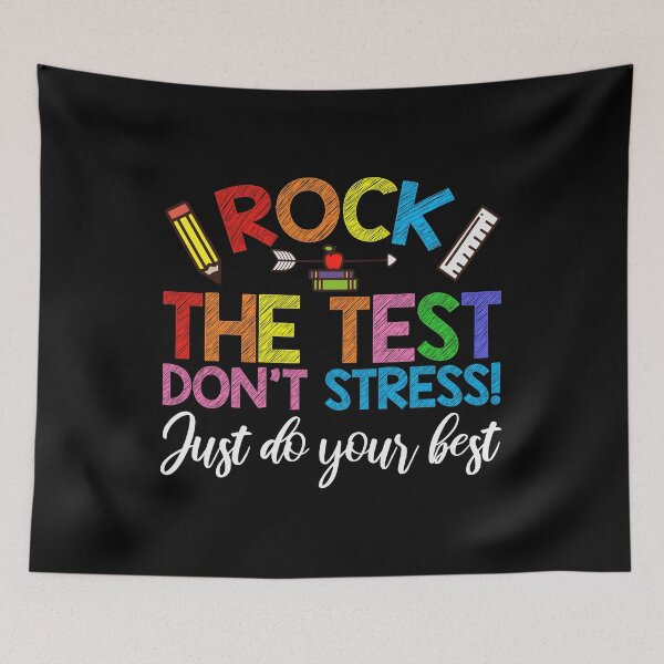 Item preview, Rock The Test Funny Teacher Test Day Testing Day designed and sold by Urlan.