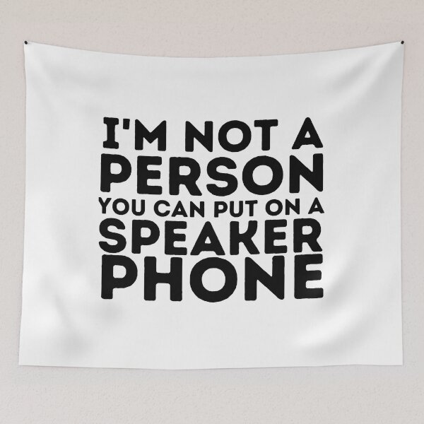 Item preview, No soy una persona que puedas poner en el altavoz del teléfono, designed and sold by Every Pet Shirts.