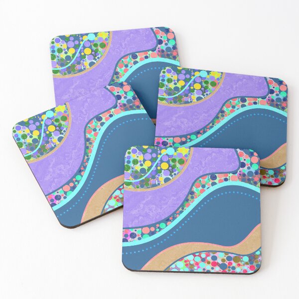 Item preview, Abstract Art Pattern Mix - Dots And Colors 6 designed and sold by EDDArt.
