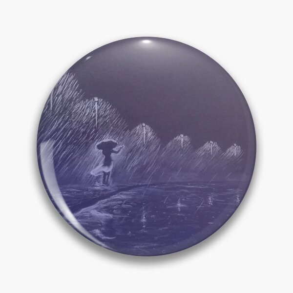 Item preview, White Charcoal Midnightblue Rain sketch by J.D. Hall designed and sold by MystixJack.