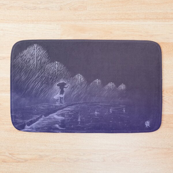 Item preview, White Charcoal Midnightblue Rain sketch by J.D. Hall designed and sold by MystixJack.