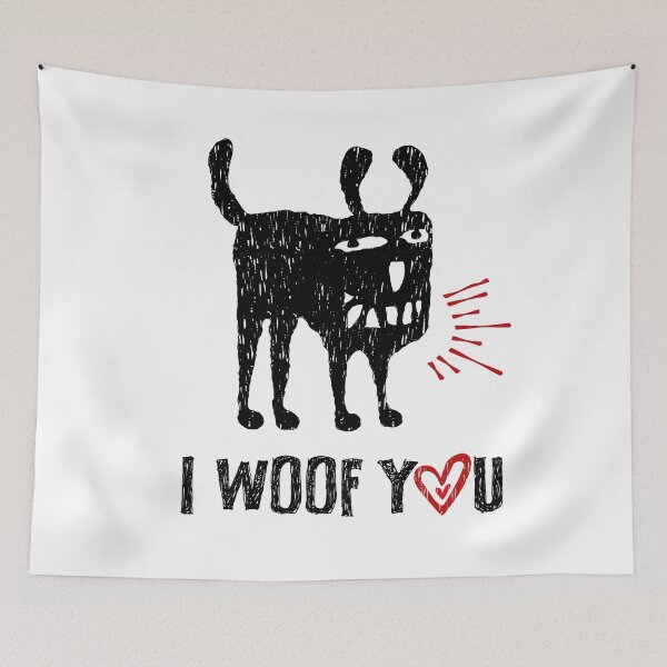 Item preview, I woof you designed and sold by contegaga.