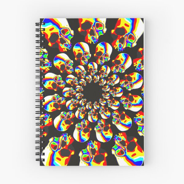 Item preview, fyah skull mandala designed and sold by silvercordchop.