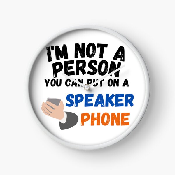 Item preview, No soy una persona que puedas poner en el altavoz del teléfono, designed and sold by Every Pet Shirts.