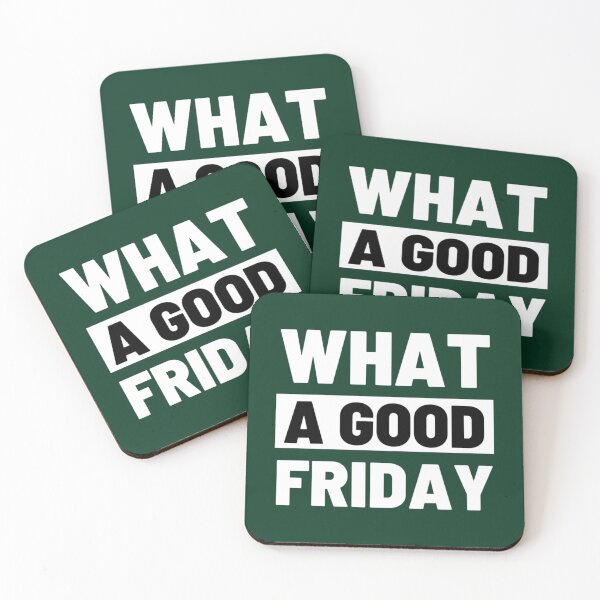 Item preview, What A Good Friday Black _amp_ White Font 2022 Trending Easter Palm Sunday   designed and sold by Willowandmay.