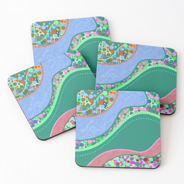 Item preview, Abstract Art Pattern Mix - Dots And Colors 7 designed and sold by EDDArt.