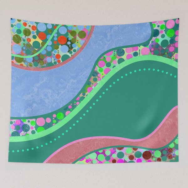 Item preview, Abstract Art Pattern Mix - Dots And Colors 7 designed and sold by EDDArt.