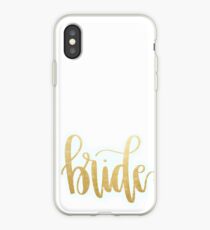 Braut - Gold iPhone-Hülle & Cover