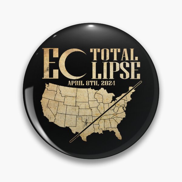 Item preview, USA Map Path Of Totality 4.8.24 America Total Solar Eclipse Gear designed and sold by DynamicDesign.