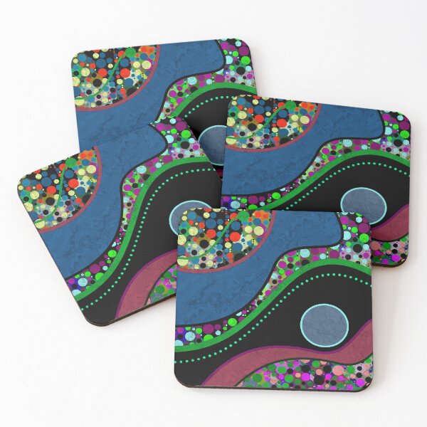 Item preview, Abstract Art Pattern Mix - Dots And Colors 8 designed and sold by EDDArt.