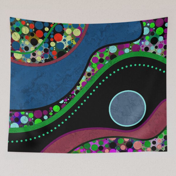 Item preview, Abstract Art Pattern Mix - Dots And Colors 8 designed and sold by EDDArt.