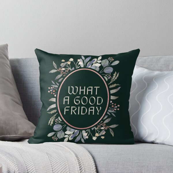 Item preview, What A Good Friday Floral 2022 Trending Palm Sunday   designed and sold by Willowandmay.