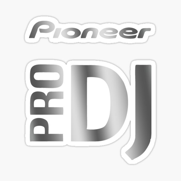 PIONEER - Pegatinas de DJ para teclado para portátil, escritorio y cuaderno