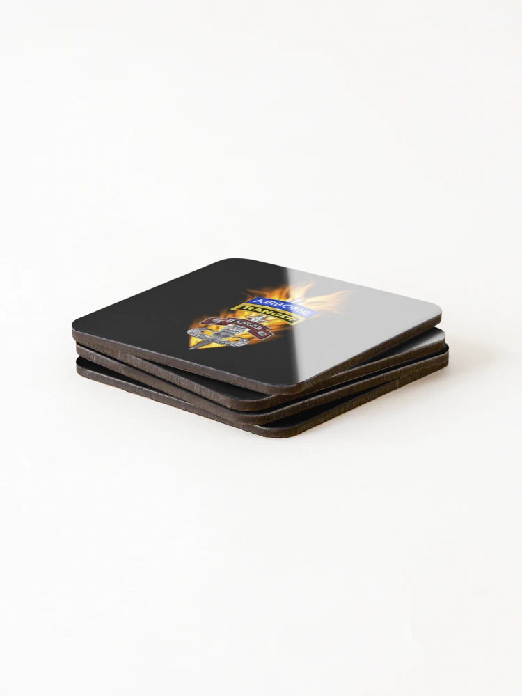 Thumbnail 4 of 5, Coasters (Set of 4), 75th Ranger Regiment Ranger designed and sold by SoldierAlways.