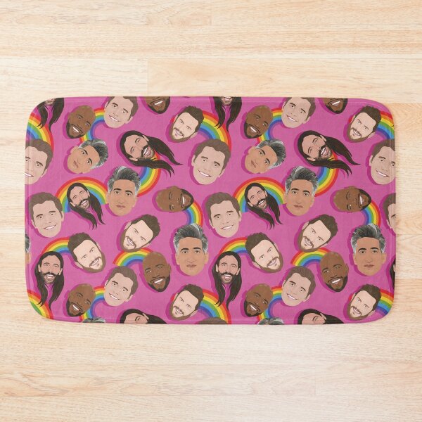 Item preview, Queer Eye Repeat Print - Rainbow Cute designed and sold by ponychops.