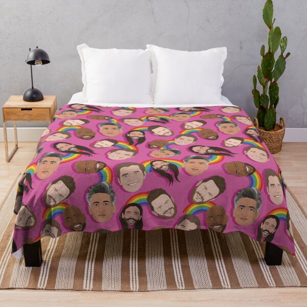 Item preview, Queer Eye Repeat Print - Rainbow Cute designed and sold by ponychops.