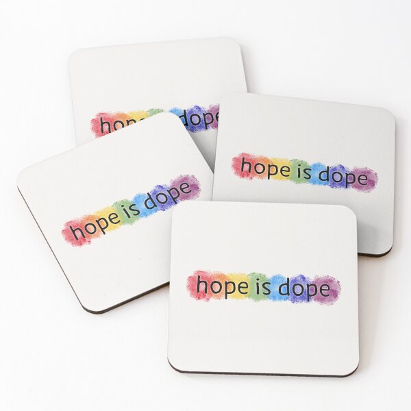 Item preview, Hope is dope, Humor, Rainbow, Motivational, Faith, Love, Funny, Sayings, Quotes, designed and sold by boom-art.