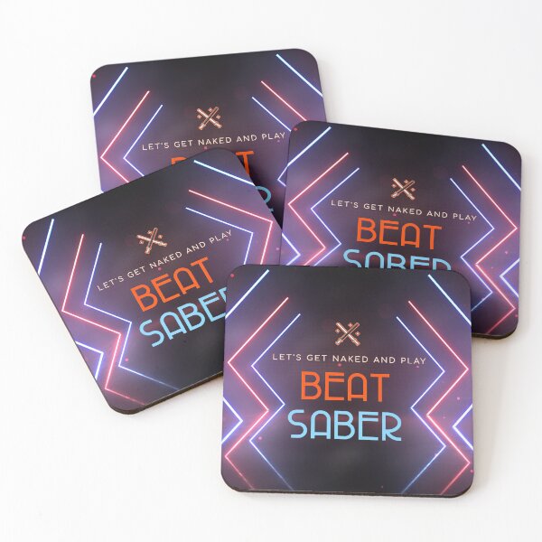 Item preview, Let's Get Naked and Play Beat Saber designed and sold by PrettyDanny.