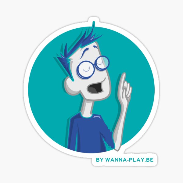 Wanna Play! Celui qui connait les règles. Sticker