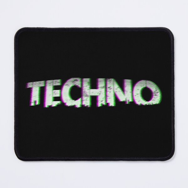 Item preview, TECHNO LOGO white - DJ - PRODUCER - SOUND ENGINEER designed and sold by KoolDsignsMUSIC.