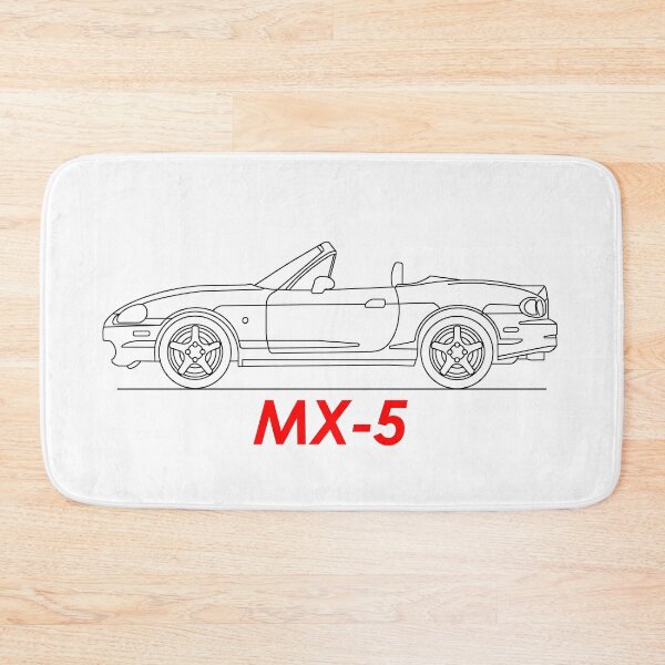 Item preview, The MX-5 Blueprint in Black designed and sold by rogue-design.