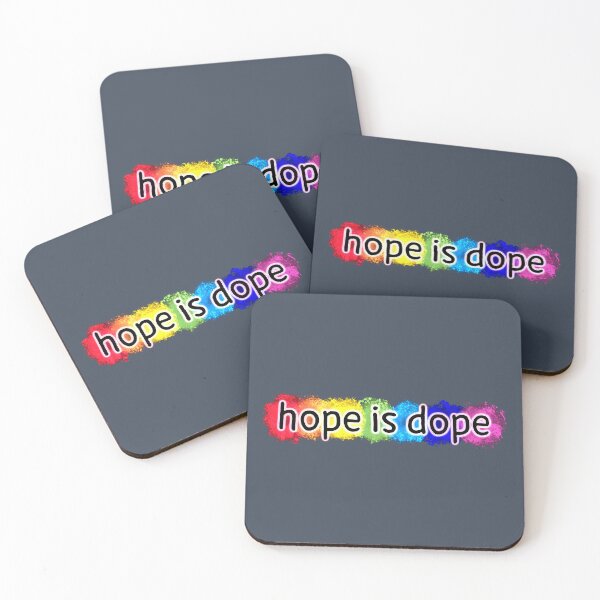 Item preview, Hope is dope, Humor, Rainbow, Motivational, Faith, Love, Funny, Sayings, Quotes, designed and sold by boom-art.