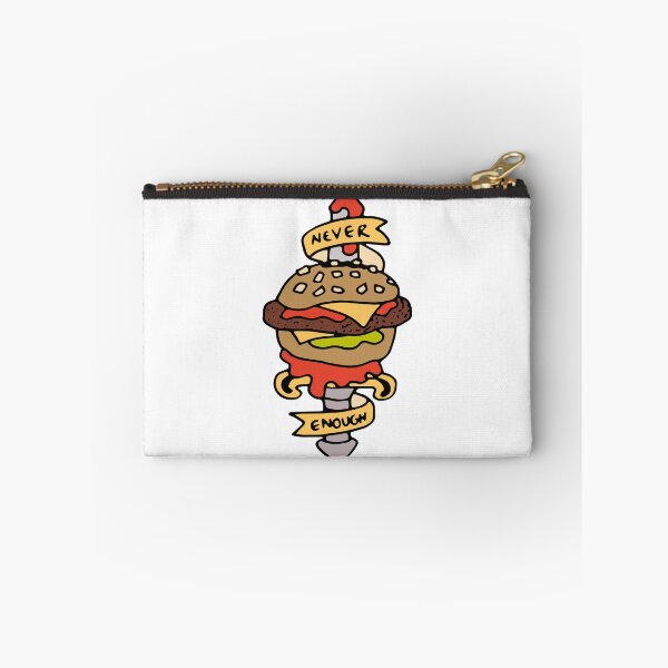 Item preview, Never Enough Burgers - Traditional tattoo designed and sold by 86Gaz.