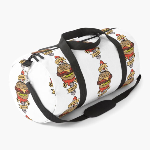 Item preview, Never Enough Burgers - Traditional tattoo designed and sold by 86Gaz.