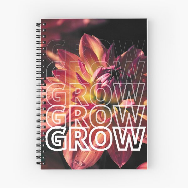Item preview, GROW (below) - Romantic Orange Flowers designed and sold by AliceSLee.