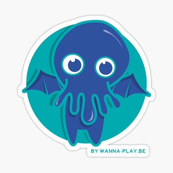 Wanna Play! Baby Cthulhu Sticker