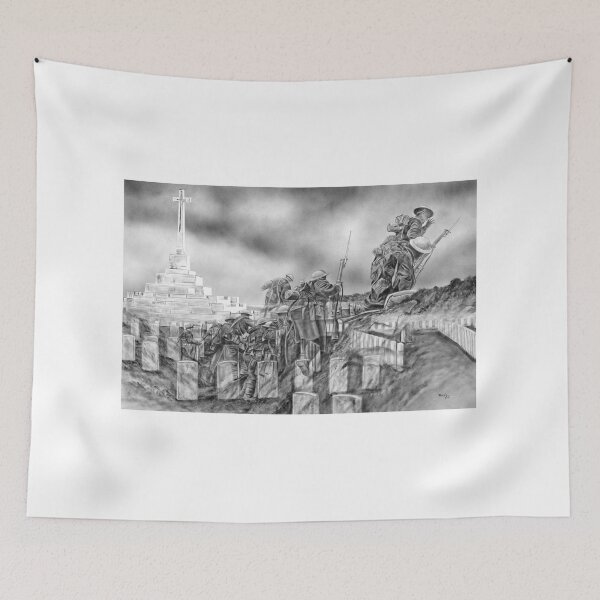 Item preview, WW1 Rising up from the graves designed and sold by RmvPortraitsArt.