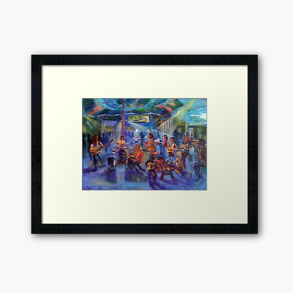Airlie Beach Music Festival - Opening night Jam Framed Art Print