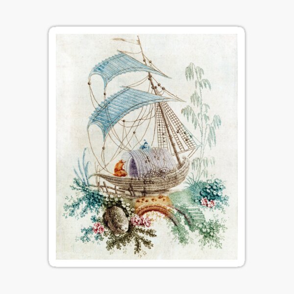 Chinoiserie Embroidery Sticker