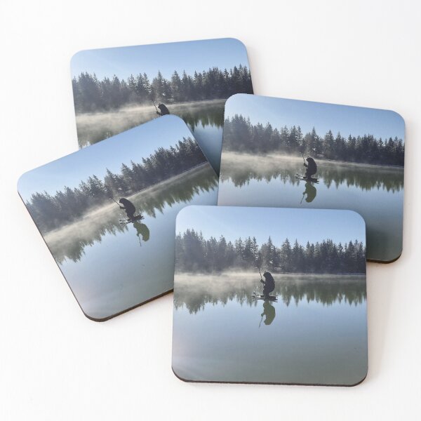 Item preview, skiing bear in misty morning designed and sold by barbich.