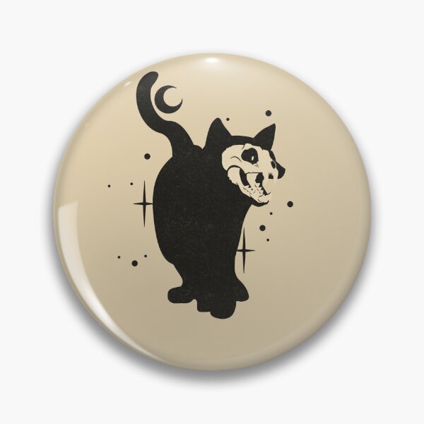Item preview, Black Kitty Demon Skull, Halloween Kitty Demon Skull, Cat Skeleton Over The Stars, la mejor idea de regalo para el dueño del gato, los amantes de los gatos góticos, el amante del gato negro designed and sold by Quotesigner.