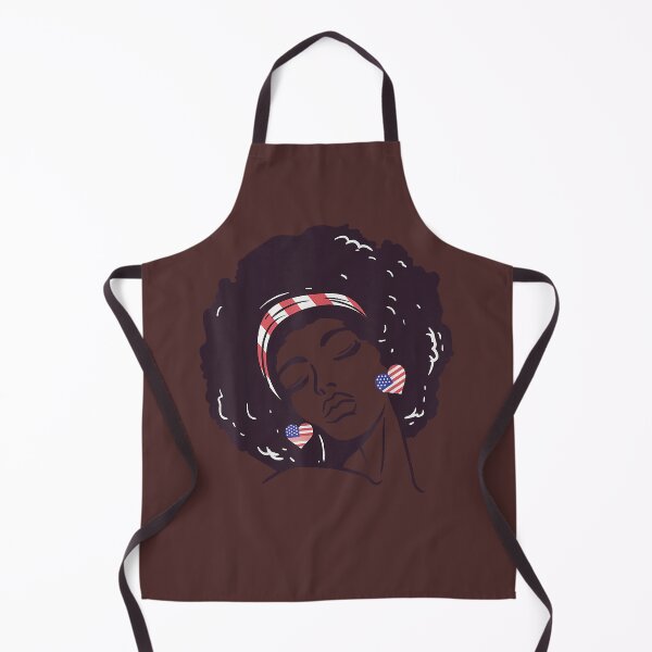 Item preview, Black Girl US Flag Melanin Afro 4th Of July African American T-Shirt designed and sold by speyergusym.