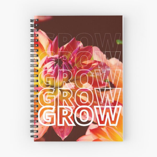 Item preview, GROW (below) - Vibrant Orange Flowers designed and sold by AliceSLee.